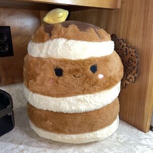 Large‎ Fuzzamallows Rayen Pancake Pat of Butter 13"